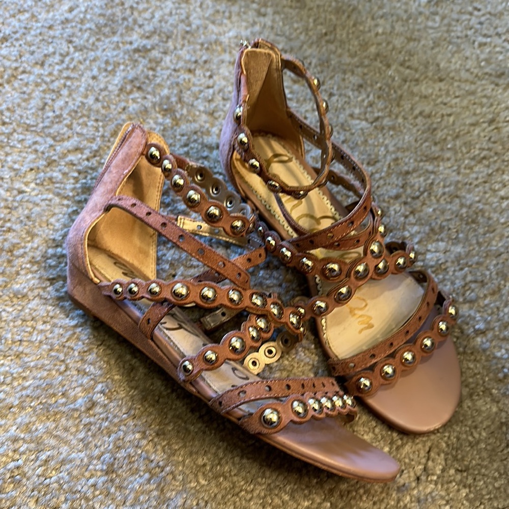 Sam Edelman Pink Gladiator Sandals - Picture 13 of 15
